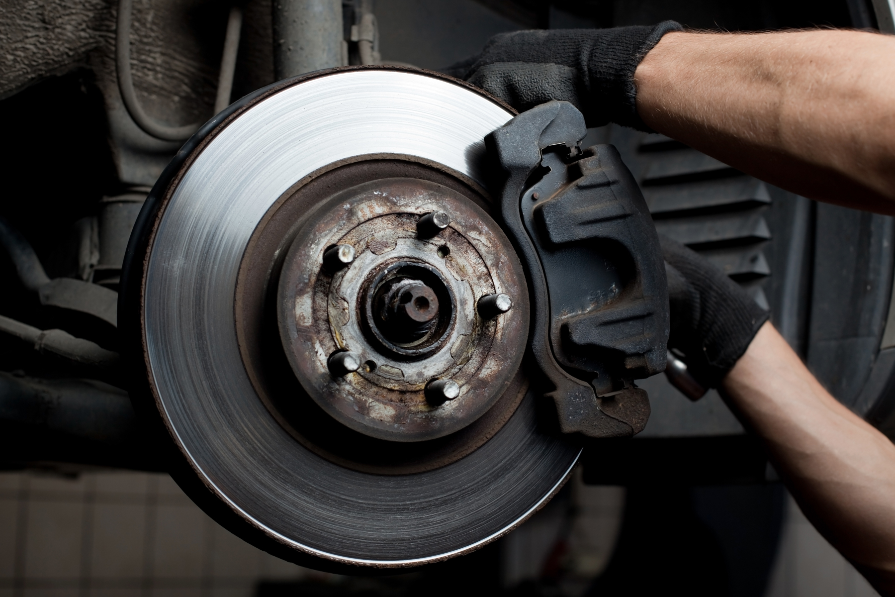 a car part being removed